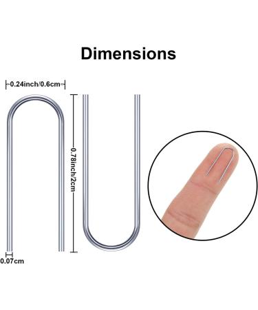 200pc High Temperature Nichrome Wire Jump Rings | 21 Gauge | Plastic Storage Box | U Hooks | Hobbyist DIY Pendant Ceramic Ornaments Glass Fusing - Buy Online on GoSupps.com