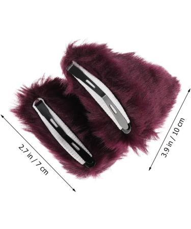 TOVINANNA 1 Pair Cat Ears Hairpin Plush Hair Clip Cat Ear Headwear Cat Ears Hair Clip Cat Ear Bobby Pin Adorable Headwear Cosplay Hair Clip Cat Ears Headdress Party Headdress - Buy Online on GoSupps.com