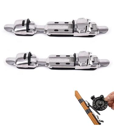 Bavooty fishing rolls seat holder fishing roll seat fishing roll holder fishing roller seat fishing roll holder roll holder stainless steel fishing roller seat Rod clip for holding fishing rods stable 2 pieces