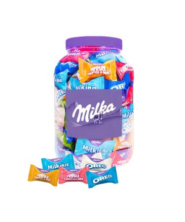 Vandeca Milka Favourites mixed chocolates - 5 flavours - Mmmax Toffee & Nut Oreo White Oreo Original Mmmax Cheesecake & Milkini - chocolate gift - mini chocolate - 1kg