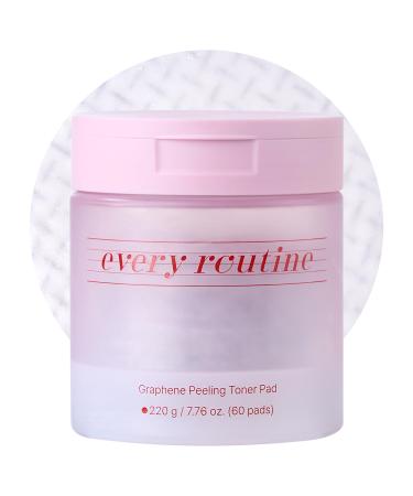 every routine Graphene Peeling Toner Pad Gentle Daily Exfoliating Facial Toner Pads with Graphene Fiber, Pore-Clearing & Oil-Balancing for Smooth Skin (60 Pads / 220g)