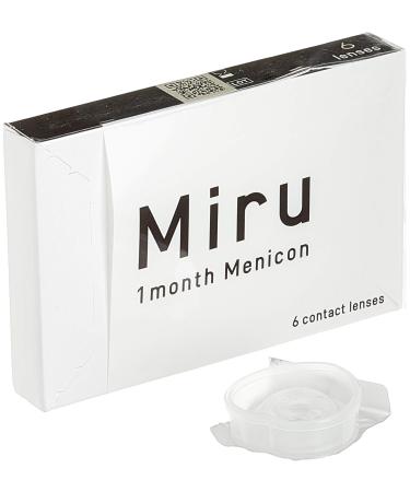 Miru 1 MONTH MENICON monthly lenses soft 6 pieces / BC 8.60 mm / DIA 14.00 mm / +6 Dioptria 6.0 Dioptries 8.6 millimeters 14.0 millimeters 6