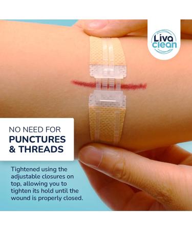 3.7 Zip Strips Wound Closure Device - 3CT First Aid Kit - Steri Strips for Cuts - Buy Online on GoSupps.com