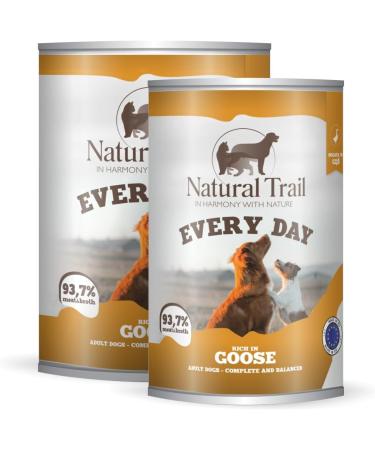 NATURAL TRAIL Every Day Dog Wet Dog Food 400g Rich in Goose - Buy Online on GoSupps.com