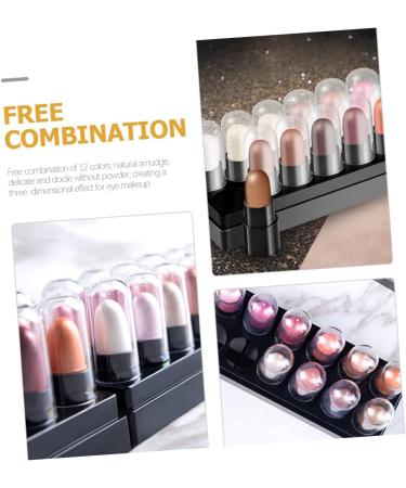 Angoily 24 Pcs 12 Shadow Box Eyeshadow Stick Colorful Eyeshadow Pencil Eyeshadow Crayons Cosmetics - Buy Online on GoSupps.com