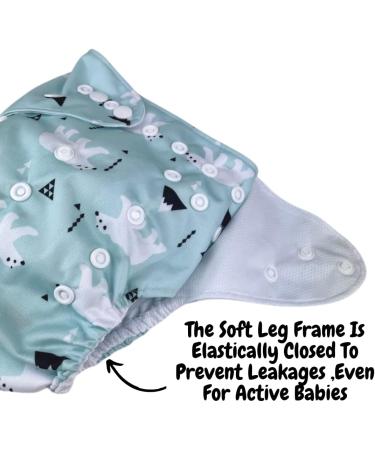 Alimos Swim Nappy & Waterproof Bag Set | Reusable for Happy Baby (0-3 Years) | UK Brand Polar Bear - Buy Online on GoSupps.com