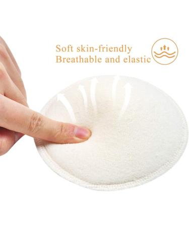 TIMESETL 20pcs Bamboo Nursing Pads Reusable Nursing Pads Breastfeeding Pads Washable Breast Pads with Laundry Bag Eco Pads for Breastfeeding - Buy Online on GoSupps.com