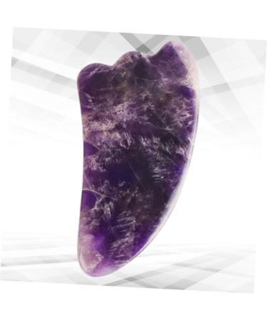 WOONEKY 1pc Eye Beauty Roller Face Neck Massager Jade Facial Massager Scrapping Plate for Spa Face Massage Roller for Women Jade Scraping Plate Trigger Point Board Eyes Purple 8.00X5.00X1.50CM Purple - Buy Online on GoSupps.com