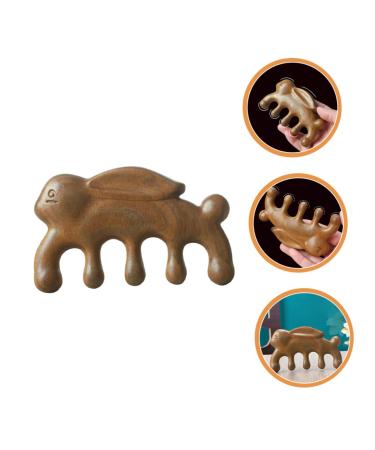 Clispeed 5-Star Green Sandalwood Massage Comb - Enhance Circulation Alleviate Headaches & Promote Relaxation | Premium Wide Tooth Comb for Women - Buy Online on GoSupps.com