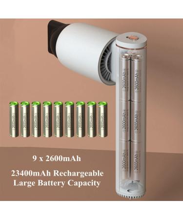 Rechargeable Wireless Hair Dryer with 23400mAh Lithium Battery Cordless Hair Dryer Hot/Cold Air & Quiet Design Portable Travel Blow Dryers for Women/s/Kids - Buy Online on GoSupps.com