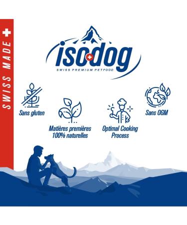 Iso dog - Premium Croquettes for Adult Dogs of Dwarf Breeds and Small Breeds - Gluten-free - Optimal digestion - Rich in Poultry - 3kg - GMO-free - 100% Natural raw materials - Buy Online on GoSupps.com