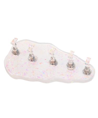 DRESSOOS 1 Set Sprouts Clips Nail Art Kits Nails Supply Nail Stand Nail Holder Nail Art Stand Practice Nail Tips Nail Supplies Nail Display Stand Easel Nail Polish Japanese-style Magnet