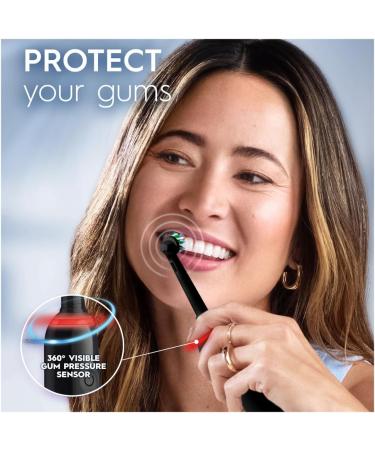 Oral-B Pro 3 Electric Toothbrushes for Adults - 2 Handles, 2 Cross Action Heads - Christmas Gifts - 3 Modes, Teeth Whitening - UK Plug - Black - Buy Online on GoSupps.com