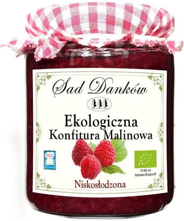 SAD DANK W Organic low-sugar raspberry jam 270g - SAD DANK W