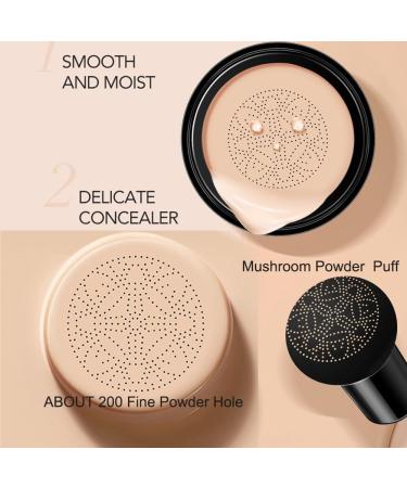 GL-Turelifes Mushroom Head CC Cream Air Cushion Foundation Water Feeling Flawless BB Cream Moisturizing Oil Control Long Lasting Lightweight & Smoothing Natural Concealer (#03 Brunet Brown 15 oz) 15 g (Pack of 1) #03 Brunet Brown - Buy Online on GoSupps.com