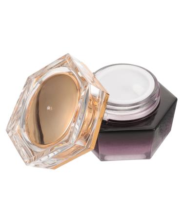 Healeved Cream Jar Glass Cream Container Travel Size Containers Travel Size Jars Skincare Containers Cosmetic Jar Empty Cosmetic Container Small Containers with Lids Powder Container