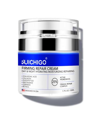 Neck Firming Cream | Face Moisturizer for Women - Anti Aging Formula for Tightening and Firming with Retinol,Collagen,Hyaluronic Acid | Day & Night Moisturizer Suited for Most Skin Types,1.7 OZ