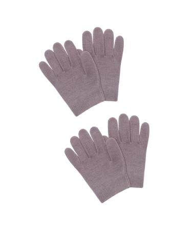 Healeved 2 Pairs Night Moisturizing Gloves Moisturizing Lotion Salon Accessories Keychain Comb Night Gloves for Dry Hands Compact Gloves Overnight Spa Gloves Nursing Cover at Night