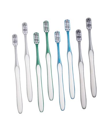Goohochy 8st toothbrush to reduce tooth spots toothbrushes for men little toothbrush teeth travel toothbrush hard bristle camping toothbrush adult manual man tpr