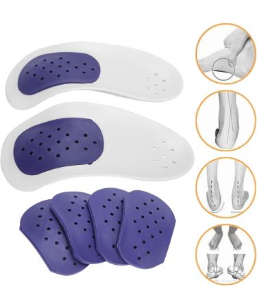 Arch Support Insoles Comfort Relieve Pressure Pain Reusable Multiple Sizes Shoe Insoles with Four Replacement Pads for Running for Walking(A) - Buy Online on GoSupps.com