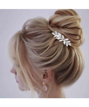 Buy YHEAKNE Boho Wedding Hair Accessories - Camil Wedport Side Comb for Brides & Bridesmaids - Silver Metal Twig Headgear - Buy Online on GoSupps.com