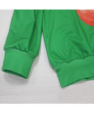 Bigfanshu Womens Tops Christmas O-Neck Santa Claus Print Long Sleeves Blouse Sweater Green - Buy Online on GoSupps.com