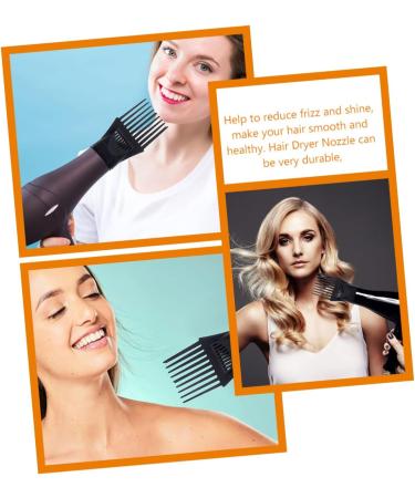 Didiseaon 15 Pcs Hair Dryer Comb Blow Dryer with Comb Salon Hair Drye Hair Dryer Front Nozzle Blow Dryer Comb Attachment for Hair Universal Hair Diffuser Straight Modeling Plastic Collector 13x6cmx3pcs Blackx3pcs - Buy Online on GoSupps.com
