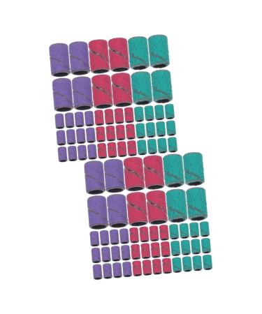 Beavorty 6 boxes Nail Polishing Circle manicure supplies nail drill for gel nails nail accessories nail drill sanding bits nail salon supplies drill sanding bands grinding polisher set