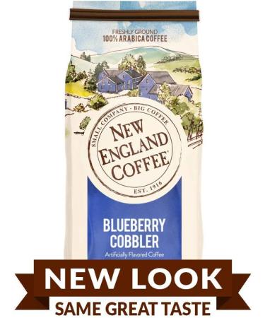 New England Blueberry Cobbler Medium Roasted Ground Coffee 312g Bag - Buy Online on GoSupps.com
