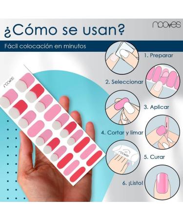  NOOVES NOOVES Nails Love Vibes Gel Nail Polish Semi-Hardened 100 Sheets - Buy Online on GoSupps.com