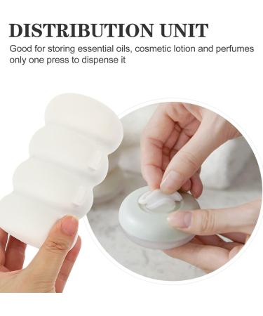COHEALI 1 Set Travel Bottle Travel Size Makeup Sub Bottling Travel Essentials Toiletries Airless Pump Jar Travel Soap Bottle Travel Containers for Toiletries Lotion Pp Storage Bottle White - Buy Online on GoSupps.com