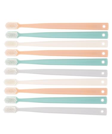 Hapinary 10st soft toothbrush daily toothbrush toothbrushes with bristle tooth hygiene oral hygiene manual toothbrushes compact toothbrushes human body manual accessories