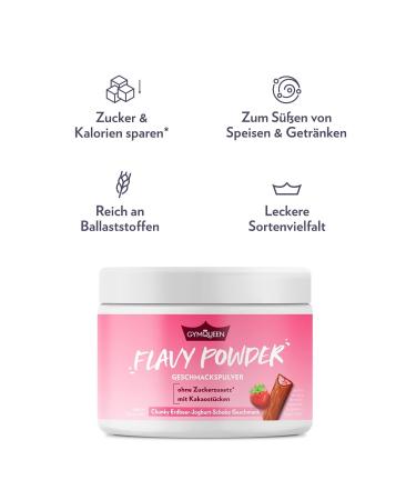 Buy Gymqueen Flavy Powder 250g - Low-Calorie Vanilla Pudding Flavor High Fiber for Baking & Sweetening | International Shipping - Buy Online on GoSupps.com