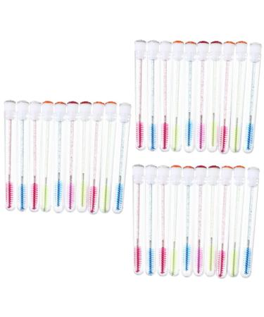 TOVINANNA 30 Pcs Mascara Wand Tube Refillable Tubes Spoolie Bottle Plastic