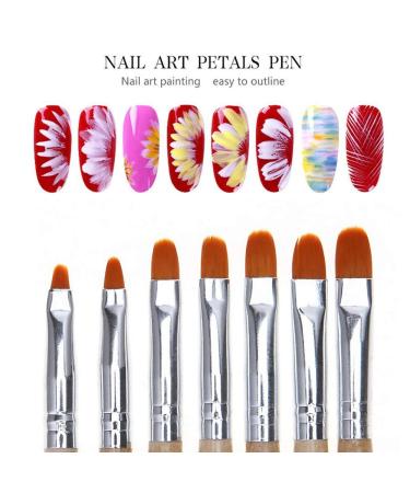 Mwoot 14 PCS Nail Brush Set - UV Gel & Acrylic Nail Art Brushes for Professional Results - Buy Online on GoSupps.com