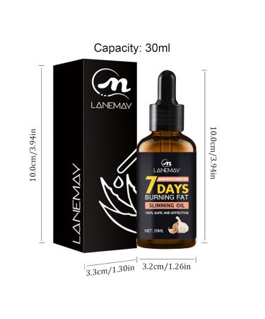 Abdominal Massage Oil - Wukesify Garlic 30ml | Fat Burning & Slimming Body Oil for Tightening Abdomen | International Shipping - Buy Online on GoSupps.com