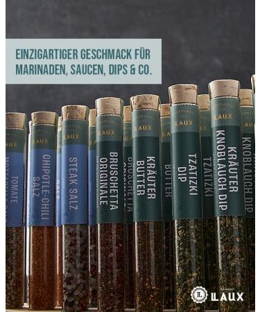 Laux German Snack Gift Box - 5 Premium Spices - High-Quality Ingredients - Perfect Gifts for Men & Women - Father's Day Spices Set - Buy Online on GoSupps.com