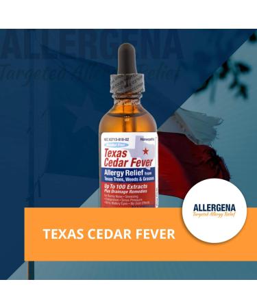 Allergena Texas Cedar Fever (1 oz) - Natural Relief for Cedar Allergies - Buy Online on GoSupps.com