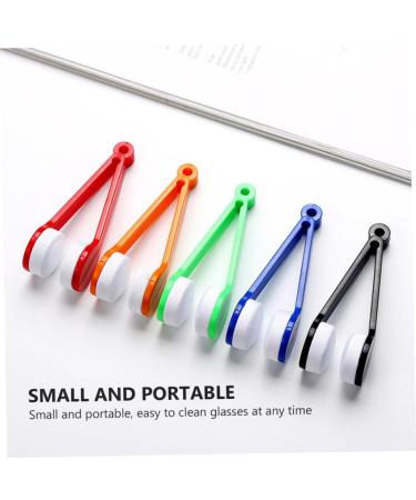 FOMIYES 4pcs Portable Eyeglasses Cleaning Wipe & Brush Set - Perfect for Glasses Sunglasses & Jewelry - Compact Random Colors - Buy Online on GoSupps.com