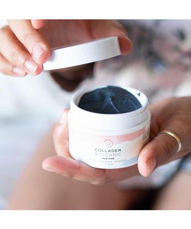 Collagen Volcanic Mud Mask | Natural Skincare for All Skin Types | Anti-Aging Hydrating & Detoxifying Treatment - Buy Online on GoSupps.com