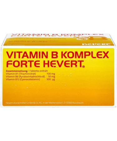 Vitamin B Complex Forte Hevert Tablets - 200 Tablets for Energy & Wellness | International Shipping Available - Buy Online on GoSupps.com