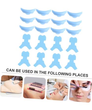 20 Pairs Eyelash Silicone Patches - Perfect for Eyelash Perming Curling & Grafting - Durable Lash Lift Pads 4.5x1.4cm - Buy Online on GoSupps.com