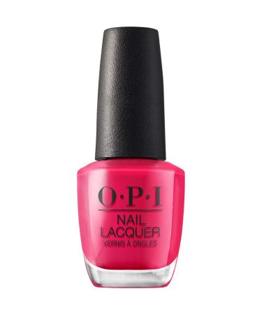 OPI Nail Lacquer She’s a Bad Muffuletta! | Opaque Bright Red Crème Chip Resistant Nail Polish | Vegan Fast Drying Streak Free
