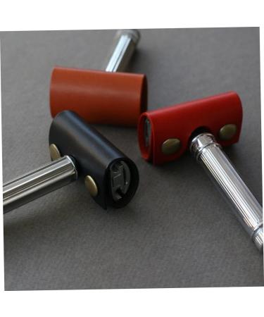 Hapinary Leather Razor Head Storage Cover - Protection for Manual Shaving Heads | 8.5x4.5cm Old-Fashioned Safety Razor Bag - Buy Online on GoSupps.com