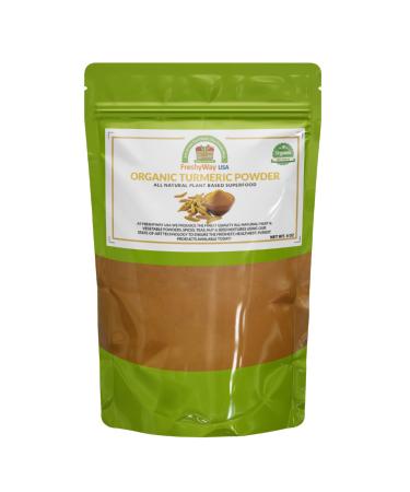FreshyWay USA Turmeric Powder (4oz)  Ground Turmeric Spice  100% Organic and Natural  Imported from India