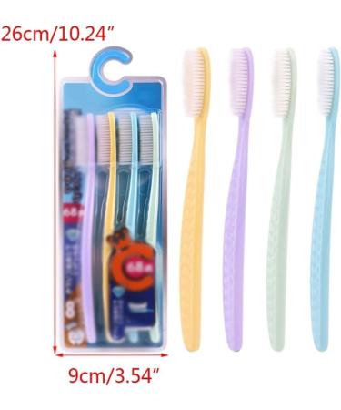 Suicra Soft Bristle Manual Toothbrush Set - Travel-Friendly Gift for Sensitive Teeth - Adults & Kids - Buy Online on GoSupps.com