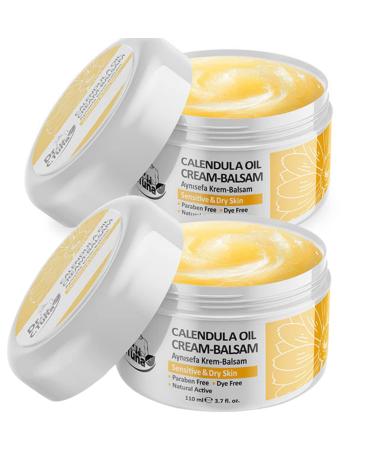 Farmasi Dr C Tuna Calendula Oil Cream-Balsam for Body Pure Natural Skincare Repair and Moisturizer Anti-Aging Ingredients for Dry Sensitive and Irritated Skin with Healing Effects 110 mL/3.7 fl. oz. 0 Ounce (Pack of 1109083)