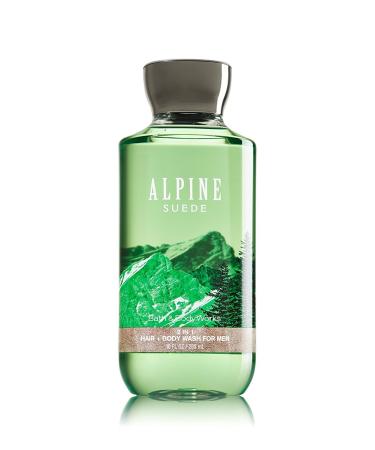 Bath and Body Works Alpine Suede 2 in 1 Men's Hair + Body Wash 10 Oz