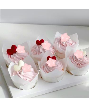Keaziu 25PCS Little Star Cupcake Toppers Twinkle Star Cute Cupcake Picks Wedding Engagement Bridal Baby Shower Birthday Party Decorations Supplies Pink - Buy Online on GoSupps.com