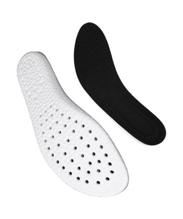 WLLHYF Memory Foam Shoe Insoles Cropable Cushioning Sports Insoles Arch Support Shock Absorption Inserts Soft Replacement Insoles for Men Women Women:US 5-10